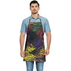 Floral Patter Flowers Floral Drawing Kitchen Apron by Cemarart