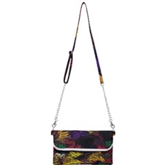 Abstract Painting Colorful Mini Crossbody Handbag