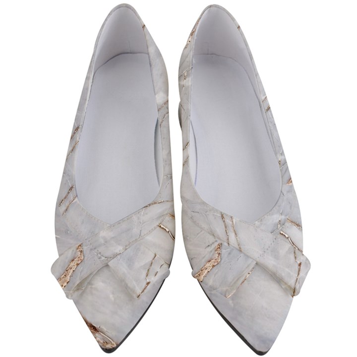 Gray Light Marble Stone Texture Background Women s Bow Heels