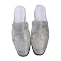 Gray Light Marble Stone Texture Background Women s Classic Backless Heels View1