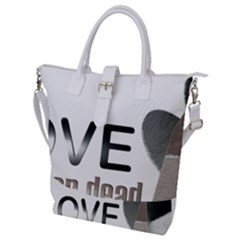 Leaf Leaf Buckle Top Tote Bag