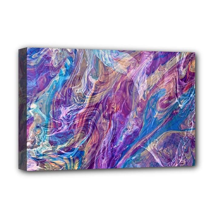 Amethyst flow Deluxe Canvas 18  x 12  (Stretched)