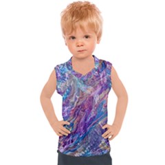 Amethyst Flow Kids  Sport Tank Top