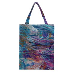 Abstarct Cobalt Waves Classic Tote Bag