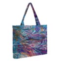 Abstarct cobalt waves Medium Tote Bag View2