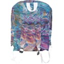 Abstarct cobalt waves Full Print Backpack View2