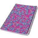 Colorful cosutme collage motif pattern 5.5  x 8.5  Notebook View2