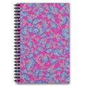 Colorful cosutme collage motif pattern 5.5  x 8.5  Notebook View3