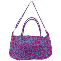 Colorful Cosutme Collage Motif Pattern Removable Strap Handbag by dflcprintsclothing