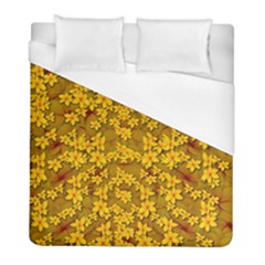 Blooming Flowers Of Lotus Paradise Duvet Cover (full/ Double Size) by pepitasart