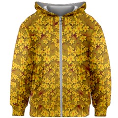 Blooming Flowers Of Lotus Paradise Kids  Zipper Hoodie Without Drawstring