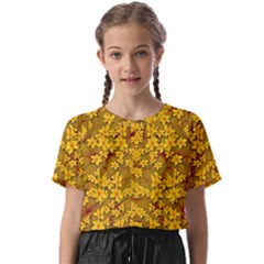 Blooming Flowers Of Lotus Paradise Kids  Basic T-shirt by pepitasart