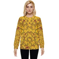 Blooming Flowers Of Lotus Paradise Hidden Pocket Sweatshirt