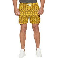 Blooming Flowers Of Lotus Paradise Men s Runner Shorts by pepitasart