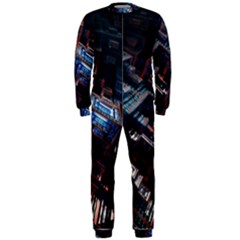 Fractal Cube 3d Art Nightmare Abstract Onepiece Jumpsuit (men) by Cemarart