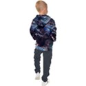 Fractal Cube 3d Art Nightmare Abstract Kids  Hooded Pullover View2