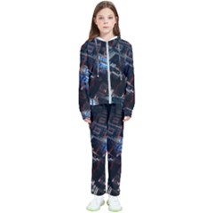 Fractal Cube 3d Art Nightmare Abstract Kids  Tracksuit by Cemarart