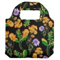 Flowers Pattern Art Floral Texture Premium Foldable Grocery Recycle Bag View2