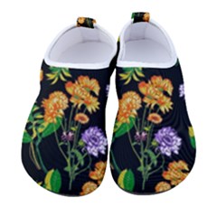 Flowers Pattern Art Floral Texture Men s Sock-style Water Shoes by Cemarart