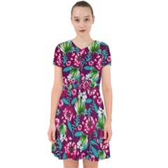 Flowers Pattern Art Texture Floral Adorable In Chiffon Dress by Cemarart