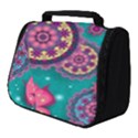 Floral Pattern Abstract Colorful Flow Oriental Spring Summer Full Print Travel Pouch (Small) View1