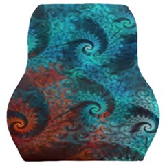 Fractal Art Spiral Ornaments Pattern Car Seat Back Cushion  by Cemarart