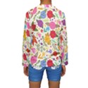 Colorful Flowers Pattern Kids  Long Sleeve Swimwear View2