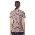 Violet Floral Pattern Flowers Vintage Flora Patterns Women s Sport Mesh T-Shirt View2