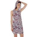 Violet Floral Pattern Flowers Vintage Flora Patterns Racer Back Hoodie Dress View1