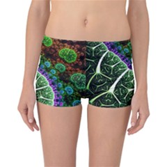 Digital Art Fractal Abstract Artwork 3d Floral Pattern Waves Vortex Sphere Nightmare Reversible Boyleg Bikini Bottoms by Cemarart