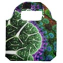 Digital Art Fractal Abstract Artwork 3d Floral Pattern Waves Vortex Sphere Nightmare Premium Foldable Grocery Recycle Bag View2