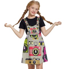 Retro Camera Pattern Graph Kids  Apron Dress by Bedest