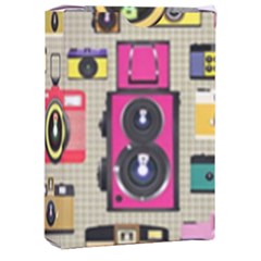 Retro Camera Pattern Graph Playing Cards Single Design (rectangle) With Custom Box by Bedest