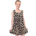 Leopard Animal Skin Patern Kids  Cross Back Dress View1