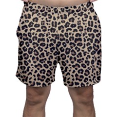 Leopard Animal Skin Patern Men s Shorts by Bedest