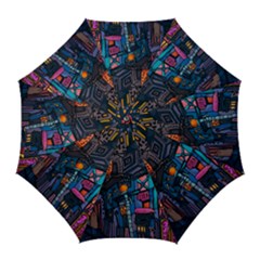 Wallet City Art Graffiti Golf Umbrellas by Bedest