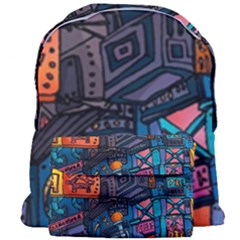 Wallet City Art Graffiti Giant Full Print Backpack