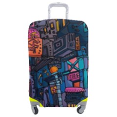 Wallet City Art Graffiti Luggage Cover (medium) by Bedest