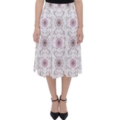 Pattern Texture Design Decorative Classic Midi Skirt