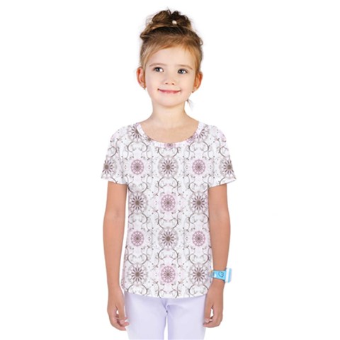 Pattern Texture Design Decorative Kids  One Piece T-shirt by Grandong