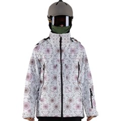 Pattern Texture Design Decorative Men s Zip Ski And Snowboard Waterproof Breathable Jacket by Grandong