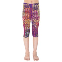 Building Architecture City Facade Kids  Capri Leggings  by Grandong