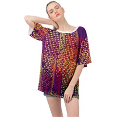 Building Architecture City Facade Oversized Chiffon Top by Grandong