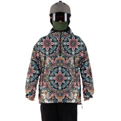 Floral Pattern Flowers Men s Ski And Snowboard Waterproof Breathable Jacket by Grandong