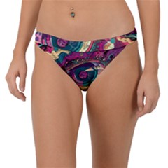 Human Eye Pattern Band Bikini Bottoms by Grandong