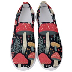 Mushrooms Psychedelic Men s Slip On Sneakers