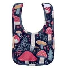 Mushrooms Psychedelic Baby Bib by Grandong