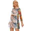 Mandalas-1084082 Ai-generated-7899053 Long Sleeve Babydoll Dress View2