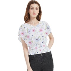 Background-1814372 Butterfly Chiffon Blouse