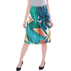 Leaves-3923413 Midi Beach Skirt by lipli